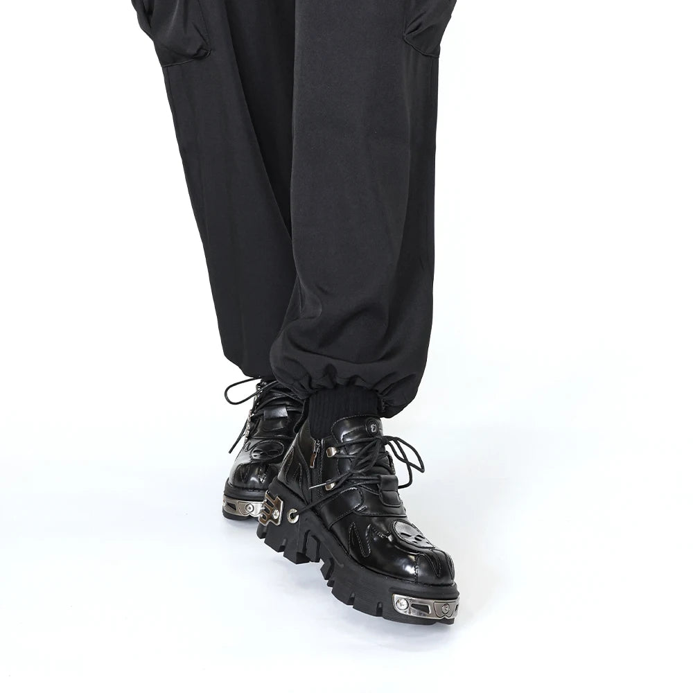 Men & Women Vintage Rock Shoes 2024 – Dark Punk Leather Retro Boots with Metal Details, Unisex Platform Design | HollandLuxeGlobal.com Exclusive Collector’s Item