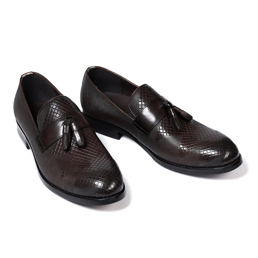 Boutique Premium Feel (for Exclusive Collection)
Italian Handmade Genuine Leather Tassel Loafers for Men – Luxury Slip-On Dress Shoes for Business, Weddings & Casual Elegance | HollandLuxeGlobal.com Exclusive