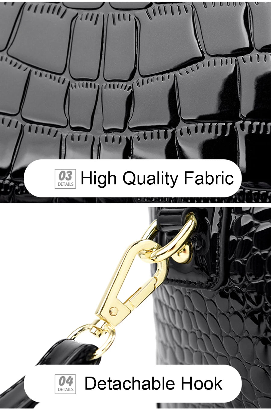 Luxury Designer Crocodile Pattern Women’s Bag – High Quality Leather Crossbody & Shoulder Tote for Elegant Casual Style | HollandLuxeGlobal.com Exclusive Collector’s Item