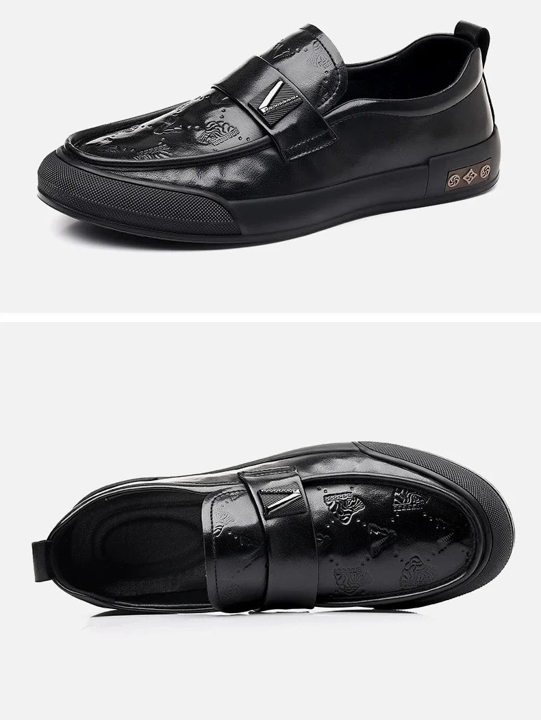 Designer British Style Men’s Luxury Leather Loafers | Soft Sole Fashion Casual & Dress Shoes for Spring and Summer | HollandLuxeGlobal.com Exclusive Collector’s Item