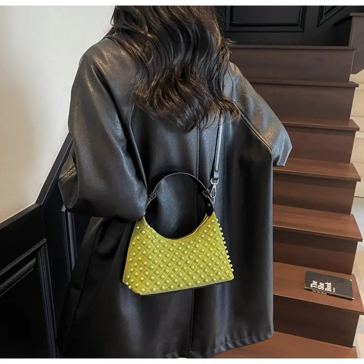 Modern Crocodile Embossed Bag For Women With Exotic Texture And Premium Leather For Luxury Style