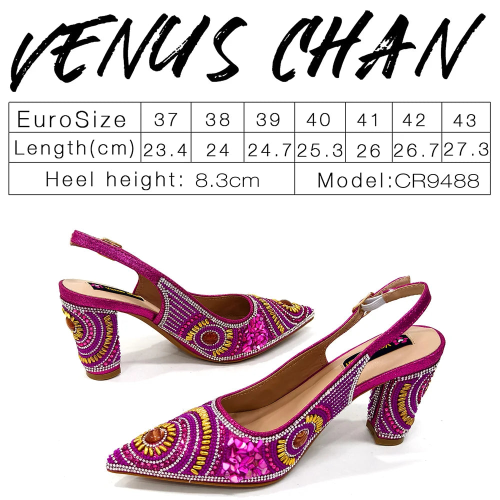 HollandLuxeGlobal.com Exclusive Premium Collectors Item – Elegant Italian Design Women’s Party Shoes with Matching Handbag, Stylish Heels & Bag Set for African Weddings & Special