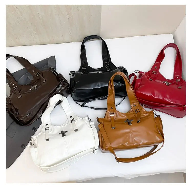 Elegant Tote Bags in Luxurious Leather for Women | Spacious Main Compartment & Refined Side Pockets | Perfect for Office, Travel & Gym | HollandLuxeGlobal.com Exclusive Collector’s Item