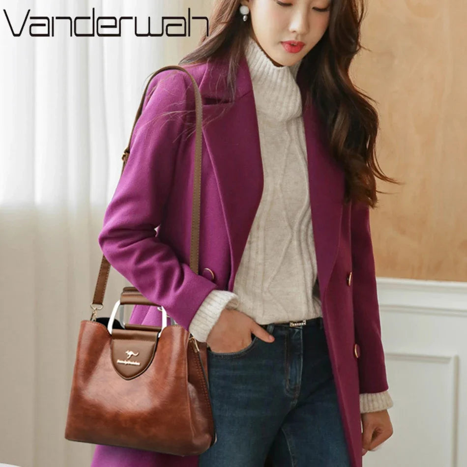 Step into timeless elegance with this Genuine Brand Leather Tote Bag, a luxury designer handbag crafted from high-quality leather. Perfect as a ladies crossbody or handbag, designed for women who appreciate quality