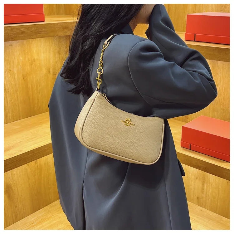 Famous Designer Leather Shoulder Bag for Women | Premium Craftsmanship Classic Tote | Luxe Day-to-Night Fashion Sling Bag | HollandLuxeGlobal.com Exclusive Collector’s Item