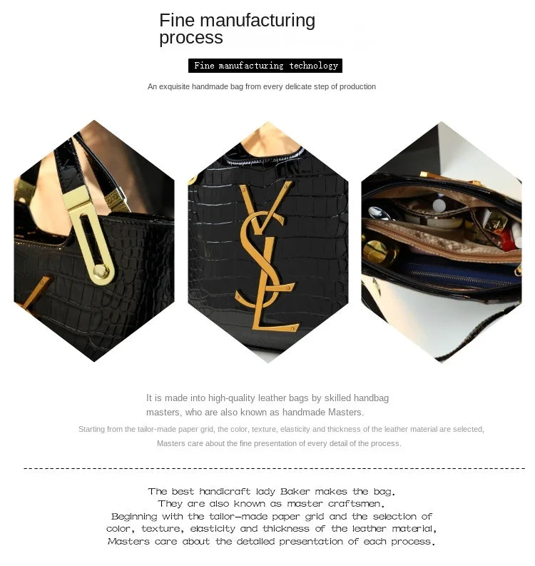 Add a touch of elegance to your style with this Women’s Crocodile Pattern Tote Bag, crafted from luxury microfiber leather in a stunning gradient color finish. Spacious, stylish, and versatile