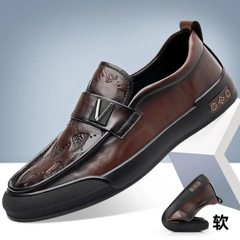 Designer British Style Men’s Luxury Leather Loafers | Soft Sole Fashion Casual & Dress Shoes for Spring and Summer | HollandLuxeGlobal.com Exclusive Collector’s Item