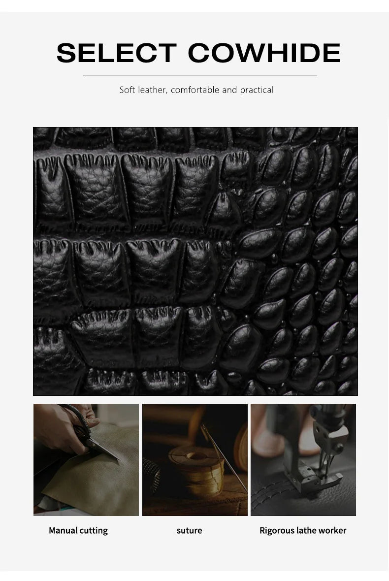 Elevate your everyday look with this New Crocodile Pattern Women’s Handbag, crafted from luxury cowhide leather. Fashionable, trendy, and spacious — the perfect commuter shoulder bag for modern women.

hollandluxeglobal.c