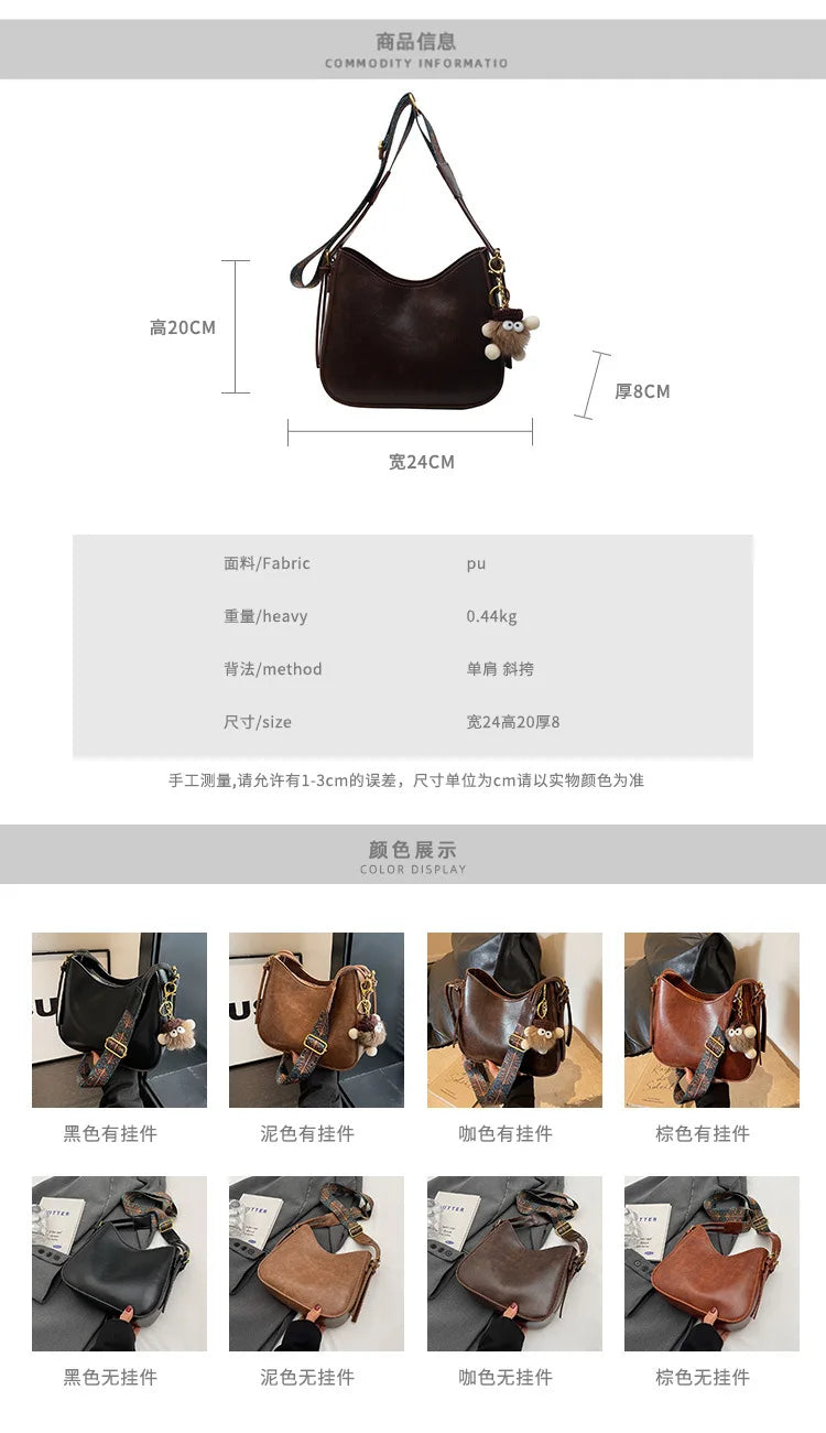 2025 New! Luxury French-Style Niche Designer Crossbody Bag for Women | INS-Inspired Versatile Shoulder Bag | HollandLuxeGlobal.com Exclusive Collector’s Item