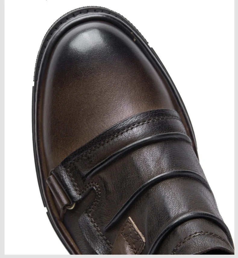 Step into refined sophistication with these Luxury Genuine Leather Men’s Shoes, crafted for comfort, durability, and timeless style. Perfect for business, social events, or casual wear — handmade for the modern gentleman.