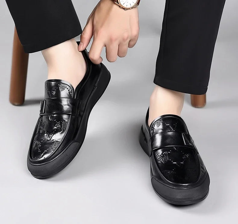Designer British Style Men’s Luxury Leather Loafers | Soft Sole Fashion Casual & Dress Shoes for Spring and Summer | HollandLuxeGlobal.com Exclusive Collector’s Item