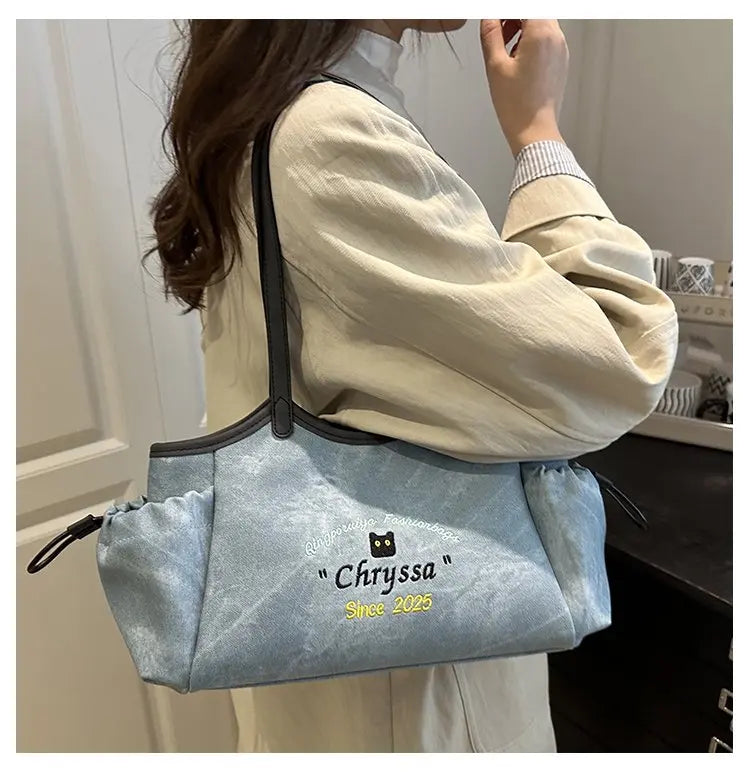 High-End Women’s Tote Bag – Genuine Leather Luxury Handbag with Trendy Commuter Design by a Famous Stylish Designer | HollandLuxeGlobal.com Exclusive Collector’s Item