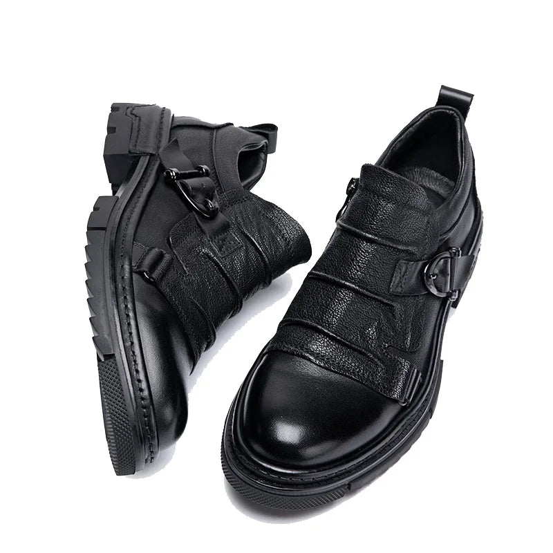 Step into refined sophistication with these Luxury Genuine Leather Men’s Shoes, crafted for comfort, durability, and timeless style. Perfect for business, social events, or casual wear — handmade for the modern gentleman.