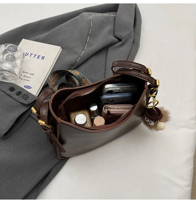 2025 New! Luxury French-Style Niche Designer Crossbody Bag for Women | INS-Inspired Versatile Shoulder Bag | HollandLuxeGlobal.com Exclusive Collector’s Item