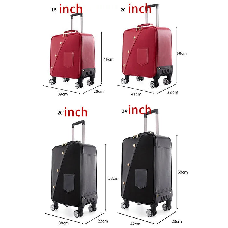 Women’s Wedding Luggage Suitcase – Carry-On Trolley with Wheels, Lightweight Travel Bag for Air Travel and Business Trips | HollandLuxeGlobal.com Exclusive Collector’s Item