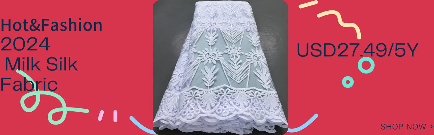 Swiss Voile Lace in Switzerland – Hot Sale High Quality Nigerian Lace Fabric for Sewing Elegant Women’s Evening and Party Dresses | HollandLuxeGlobal.com Exclusive Collector’s Item