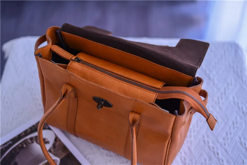 Business Casual Designer Handmade Genuine Leather Women’s Shoulder Bag – Real Cowhide Fashion Handbag for Work, Travel & Everyday Luxury | HollandLuxeGlobal.com Exclusive Collector’s Item