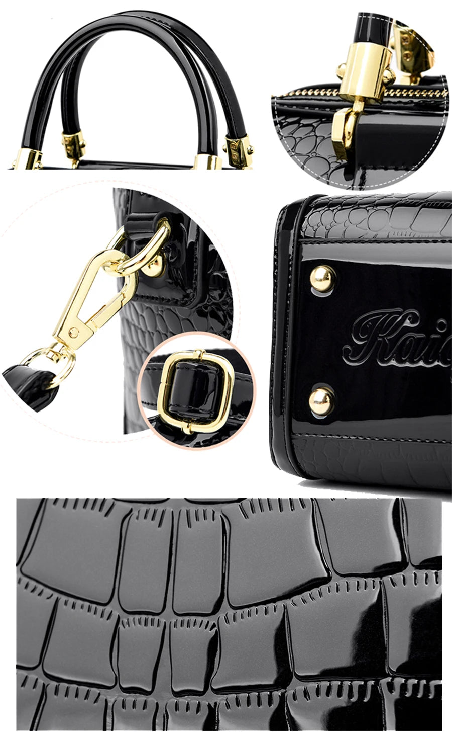 Luxury Designer Crocodile Pattern Women’s Bag – High Quality Leather Crossbody & Shoulder Tote for Elegant Casual Style | HollandLuxeGlobal.com Exclusive Collector’s Item