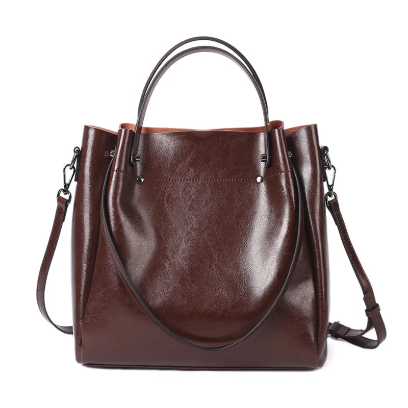Boutique Premium Edition (for Exclusive Collection)
Luxury 100% Cowhide Leather Shoulder Bag for Women – Large-Capacity Tote & Crossbody Commuter Handbag | HollandLuxeGlobal.com Exclusive