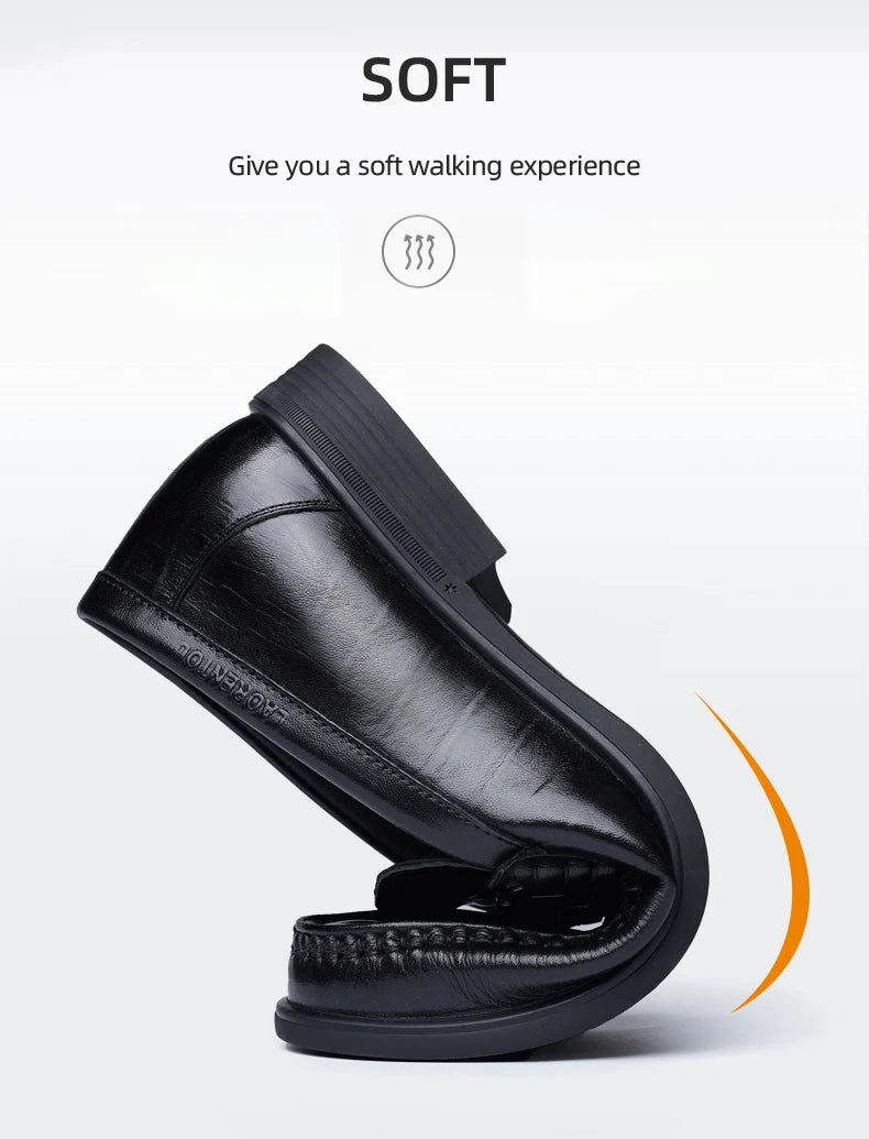 Option 2 – Premium Boutique Feel (for your Exclusive Collection)
LAORENTOU Handmade Crocodile Pattern Leather Loafers for Men – Breathable Business & Casual Slip-On Comfort | HollandLuxeGlobal.com Exclusive