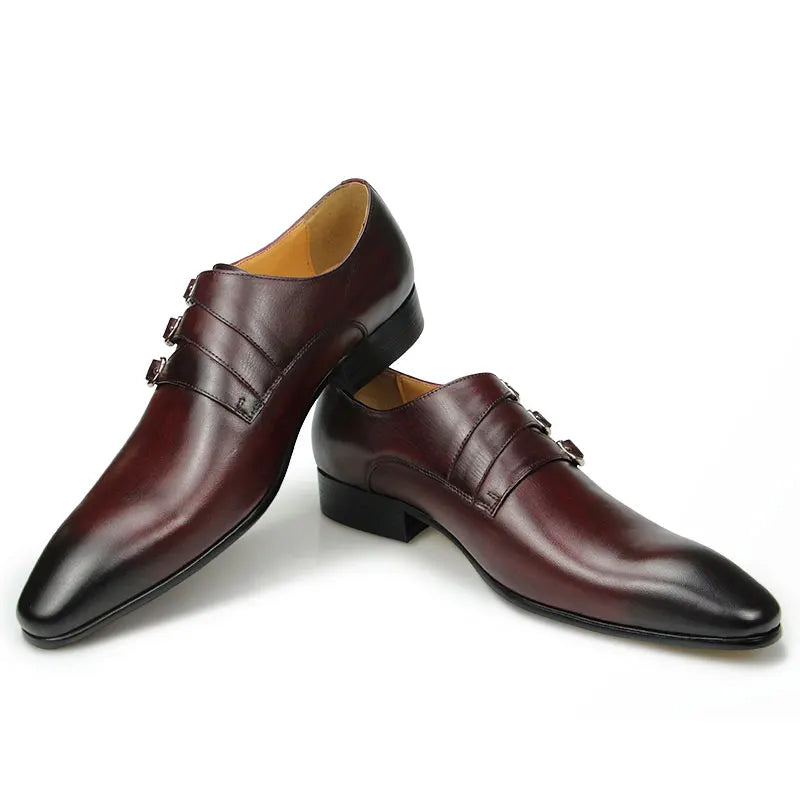 Italian-British Designer Men’s Genuine Leather Loafers | Luxury Pointed Toe Business & Casual Dress Shoes | HollandLuxeGlobal.com Exclusive Collector’s Item