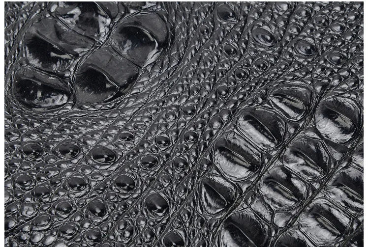 Crocodile Pattern Men’s Business Shoulder Messenger Bag – Genuine Cowhide Leather Vertical Tote & Small Briefcase | HollandLuxeGlobal.com Exclusive Collector’s Item