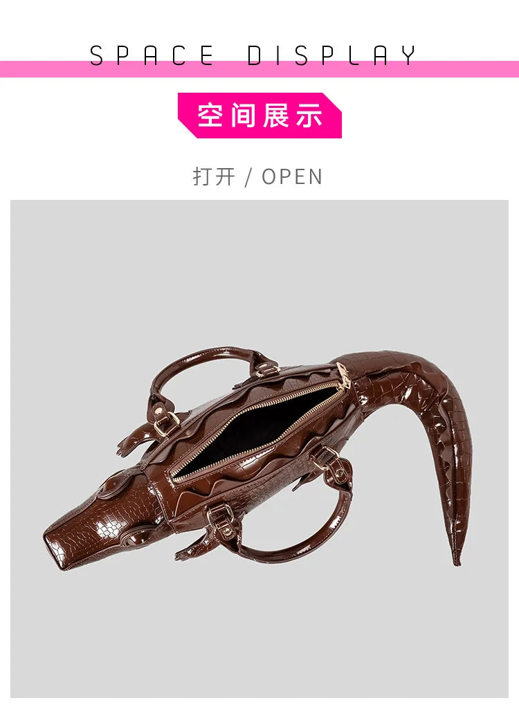 Stand out with this Simulated Crocodile Design Women’s Handbag 2025, crafted from luxury PU leather. A fun and fashionable crocodile-pattern shoulder and crossbody bag for bold, stylish women.

hollandluxeglobal.com