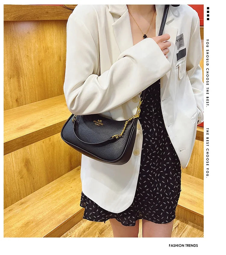 Famous Designer Leather Shoulder Bag for Women | Premium Craftsmanship Classic Tote | Luxe Day-to-Night Fashion Sling Bag | HollandLuxeGlobal.com Exclusive Collector’s Item