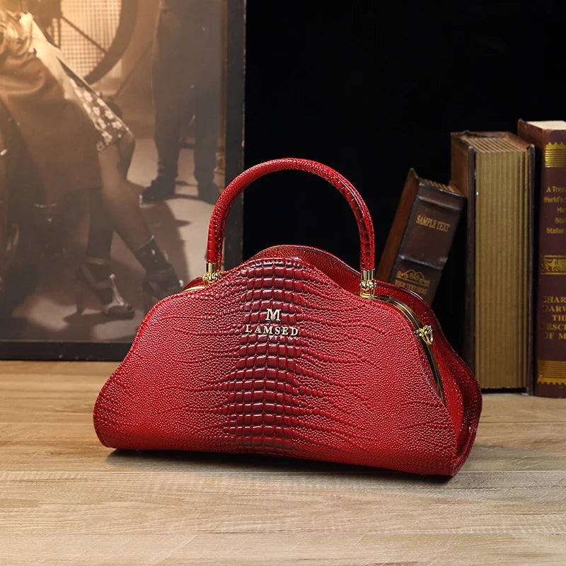 2022 Crocodile Leather Designer Handbag – Exquisite Genuine Leather Luxury Tote for Women | HollandLuxeGlobal.com Exclusive Collector’s Item