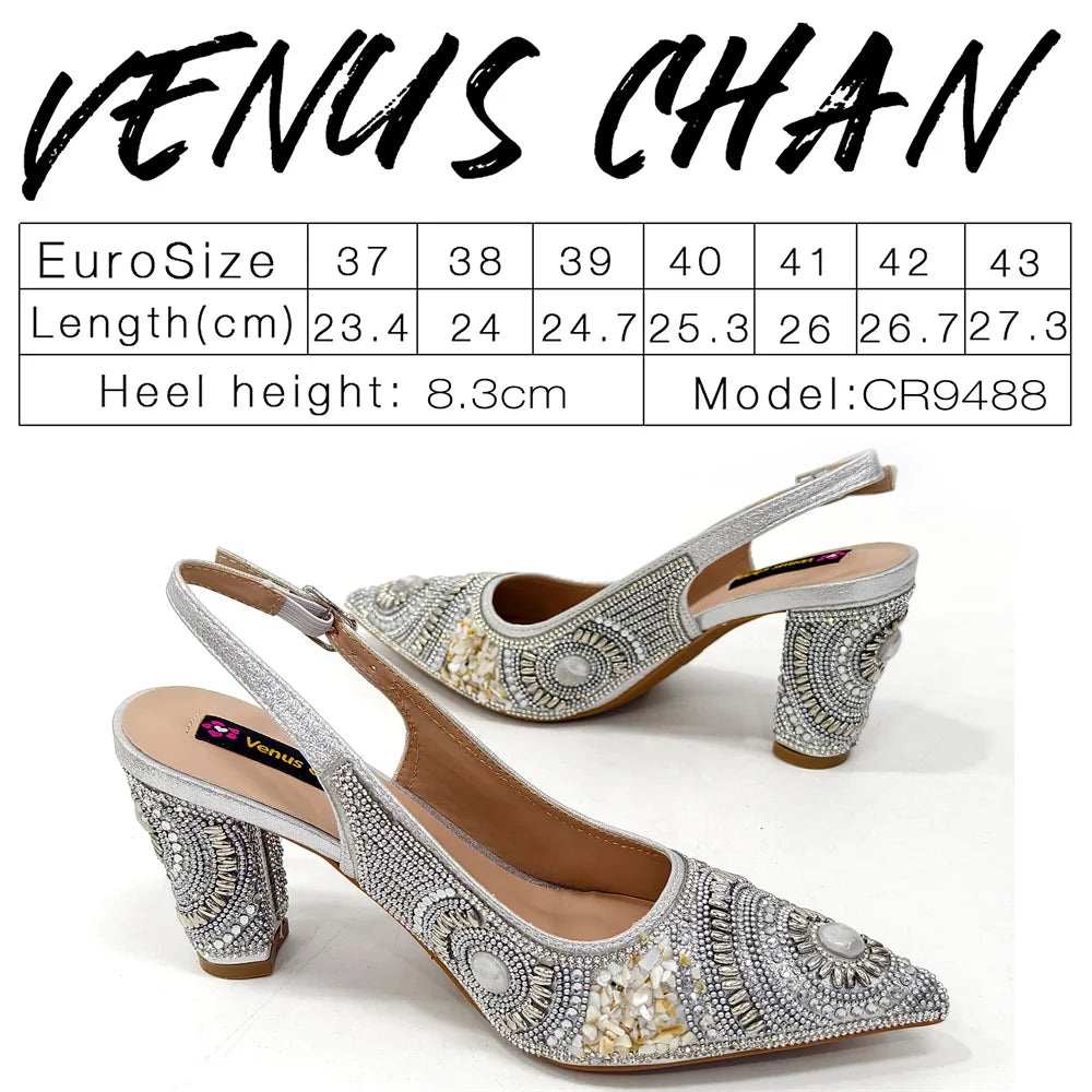 HollandLuxeGlobal.com Exclusive Premium Collectors Item – Elegant Italian Design Women’s Party Shoes with Matching Handbag, Stylish Heels & Bag Set for African Weddings & Special