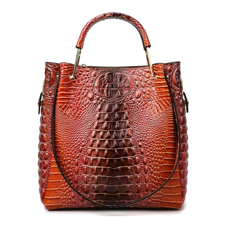Boutique Premium Edition (for Exclusive Collection)
Luxury Crocodile Skin Leather Handbag for Women – Large-Capacity Designer Shoulder Tote | HollandLuxeGlobal.com Exclusive