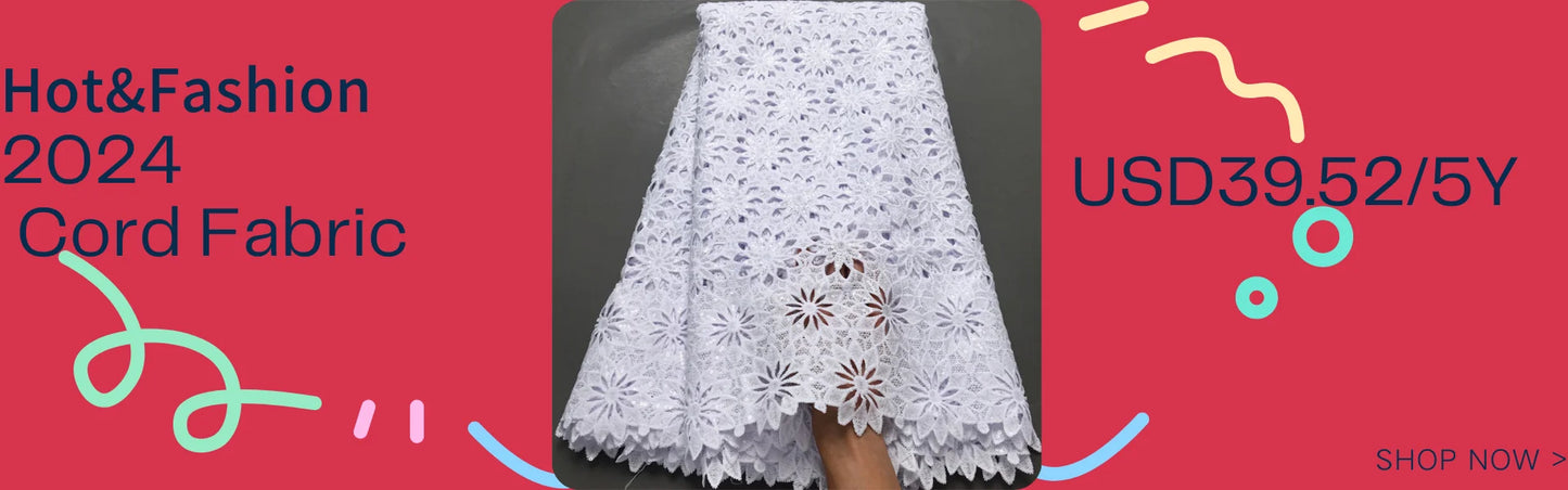 Swiss Voile Lace in Switzerland – Hot Sale High Quality Nigerian Lace Fabric for Sewing Elegant Women’s Evening and Party Dresses | HollandLuxeGlobal.com Exclusive Collector’s Item