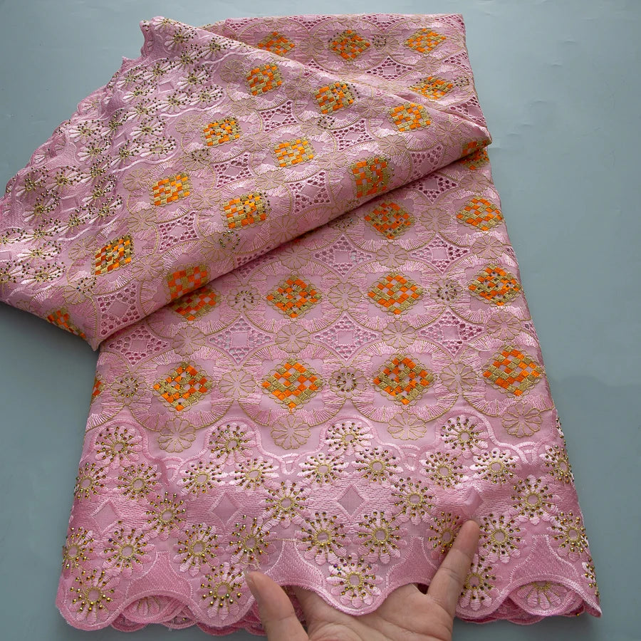 Swiss Voile Lace in Switzerland – Hot Sale High Quality Nigerian Lace Fabric for Sewing Elegant Women’s Evening and Party Dresses | HollandLuxeGlobal.com Exclusive Collector’s Item