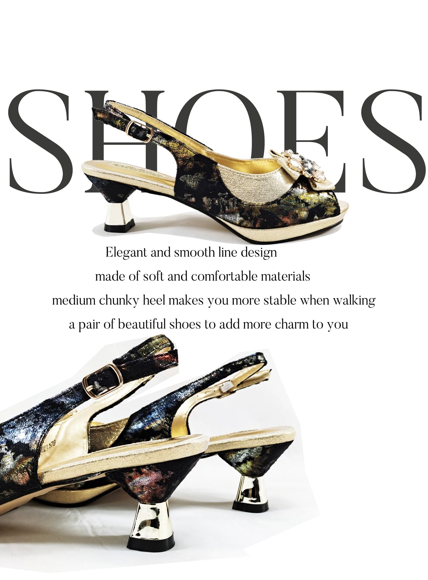 New Women High-Heel Shoes Elegant Wine Rhinestone Metallic Diamond Accents Paired with Matching Handbag Exquisite Special-Material | HollandLuxeGlobal.com Exclusive Collector’s Item