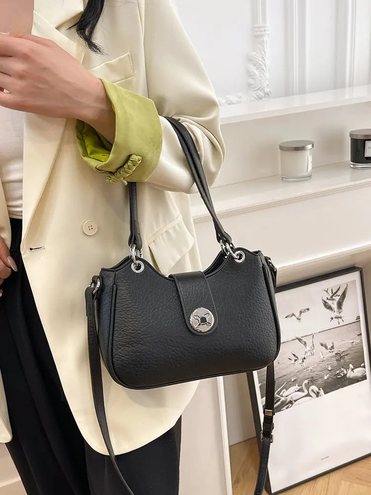 Designer Women's Handbag In High-Quality Leather With Embroidery Detail Elegant Look For Special Occasions Gift