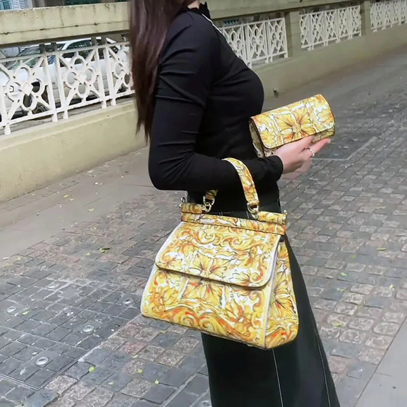 2025 Retro Classic Crossbody Bags For Women | Frame Top Handle Bag | Luxury Shoulder Tote & Handbag Set | Elegant Ladies Bolsa | HollandLuxeGlobal.com Exclusive Collector’s Item
