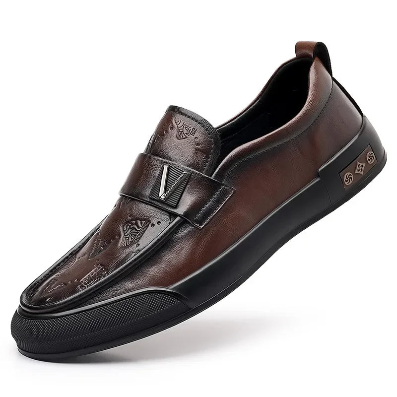Designer British Style Men’s Luxury Leather Loafers | Soft Sole Fashion Casual & Dress Shoes for Spring and Summer | HollandLuxeGlobal.com Exclusive Collector’s Item