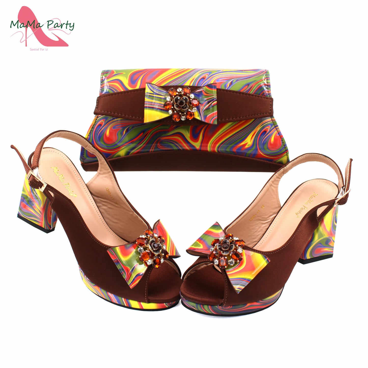 2024 Exclusive Italian Women’s Shoes & Matching Bag – Super High Heel Yellow Sandals for Elegant African Wedding & Party Style | HollandLuxeGlobal.com