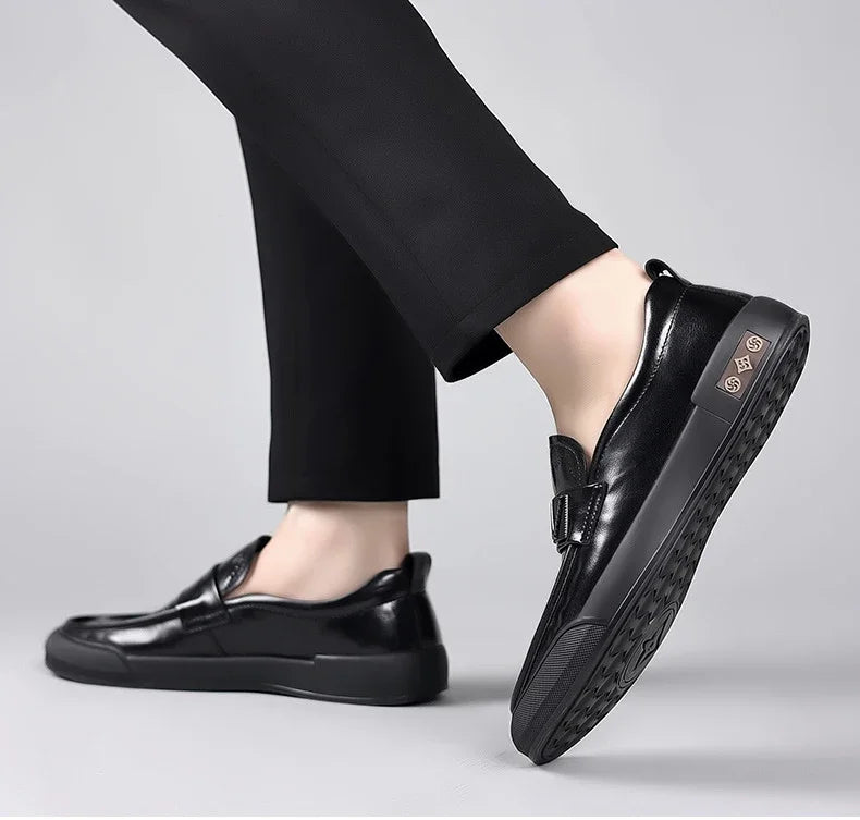 Designer British Style Men’s Luxury Leather Loafers | Soft Sole Fashion Casual & Dress Shoes for Spring and Summer | HollandLuxeGlobal.com Exclusive Collector’s Item