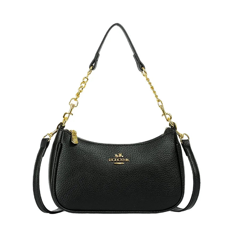 Famous Designer Leather Shoulder Bag for Women | Premium Craftsmanship Classic Tote | Luxe Day-to-Night Fashion Sling Bag | HollandLuxeGlobal.com Exclusive Collector’s Item