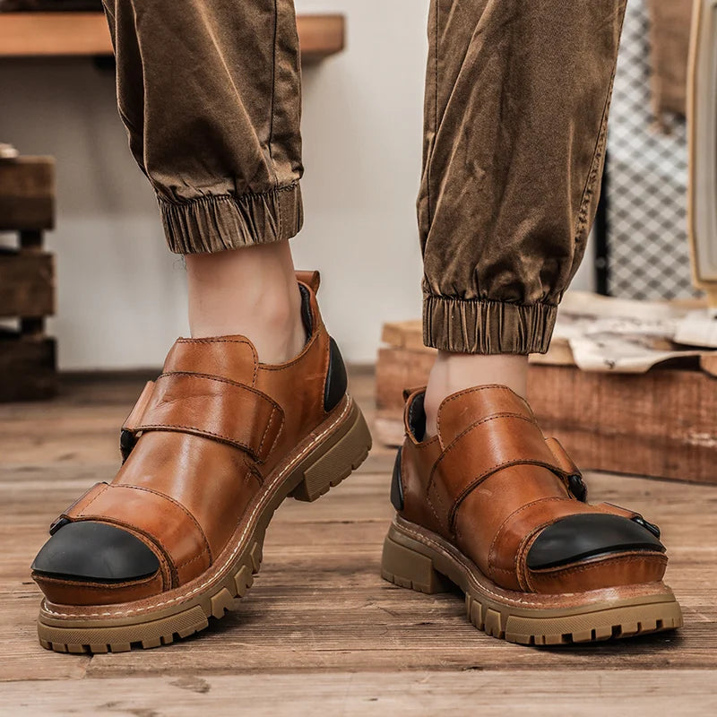 Luxury Italian-Design Men’s Genuine Leather Oxford Dress Shoes – Premium Handmade Business and Formal Footwear with Elegant Stitch Detailing and Classic Round-Toe Style for Office, Events, and Daily Prestige | HollandLuxe