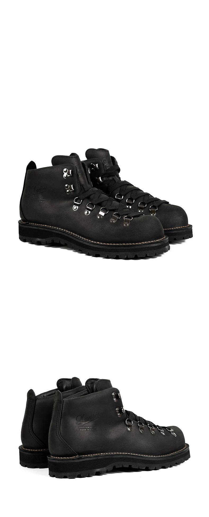 Vintage Men’s Leather Ankle Boots – Retro Mountaineering Lace-Up Outdoor & Casual Shoes | HollandLuxeGlobal.com Exclusive Collector’s Item