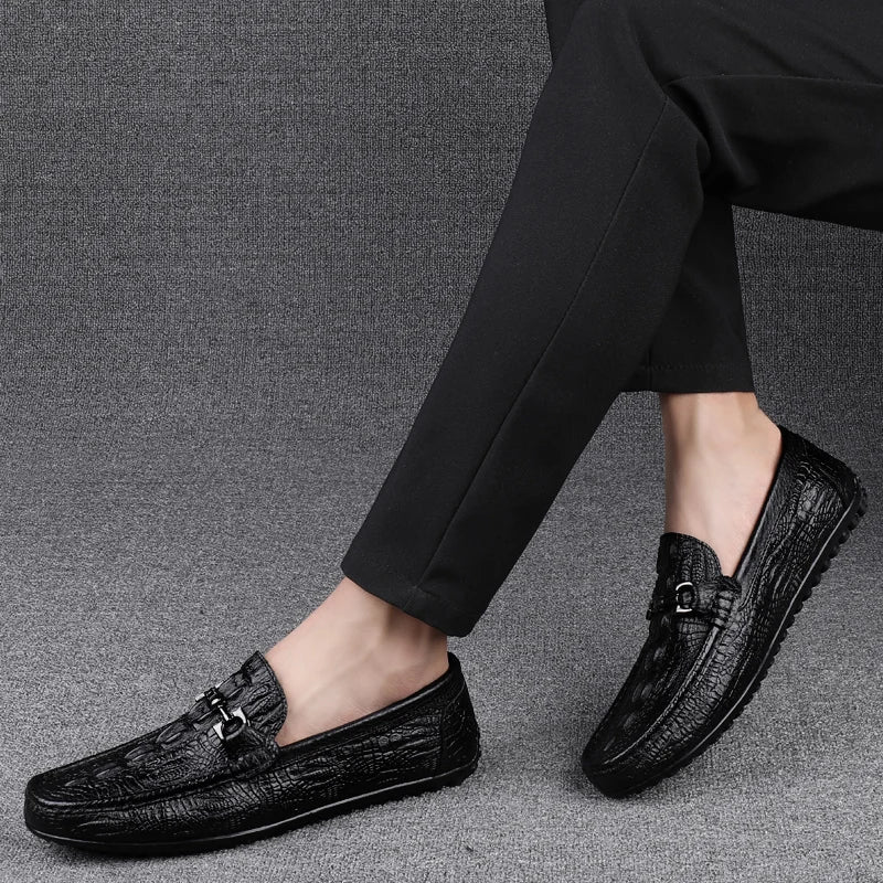 Boutique Premium Feel (For Exclusive Collection)
Luxury Italian Handmade Genuine Leather Shoes for Men – Crocodile Pattern Loafers & Formal Moccasins | HollandLuxeGlobal.com Exclusive