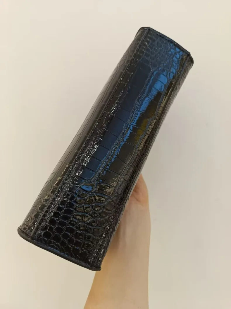 Top Handle Crocodile Embossed Genuine Leather Tote Bag – Luxury Designer Shoulder & Crossbody Handbag for Women | HollandLuxeGlobal.com Exclusive Collector’s Item