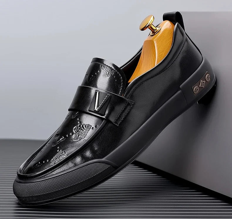 Designer British Style Men’s Luxury Leather Loafers | Soft Sole Fashion Casual & Dress Shoes for Spring and Summer | HollandLuxeGlobal.com Exclusive Collector’s Item