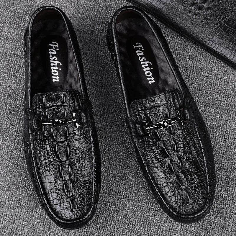 Boutique Premium Feel (For Exclusive Collection)
Luxury Italian Handmade Genuine Leather Shoes for Men – Crocodile Pattern Loafers & Formal Moccasins | HollandLuxeGlobal.com Exclusive