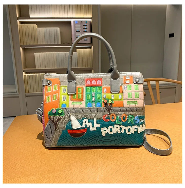 👜 Vintage Embroidered Shoulder Bag – Women’s Luxury Work Purse with Heavy Stitching, Timeless Crossbody Hand-Stitched Details | HollandLuxeGlobal.com Exclusive Collector’s Item