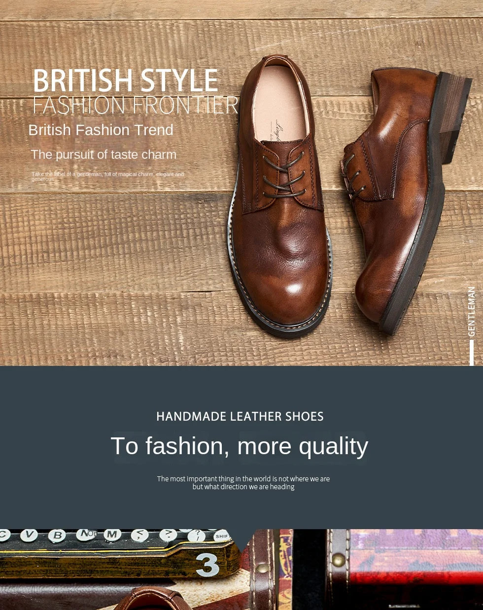 British Vintage Handmade Leather Casual Shoes – Round Toe Soft Leather Business & Wedding Shoes for Men | HollandLuxeGlobal.com Exclusive Collector’s Item