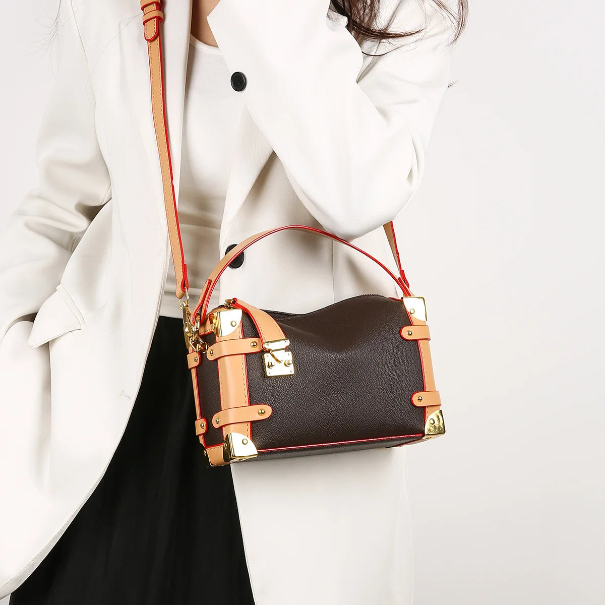 Women’s Luxury Leather Handbag – Designer High Quality Tote Bag, Fashion Shoulder & Crossbody Purse with Top Handle for Elegant Ladies | HollandLuxeGlobal.com Exclusive Collector’s Item