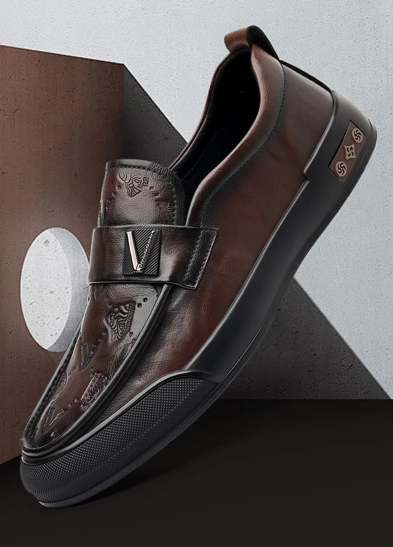 Designer British Style Men’s Luxury Leather Loafers | Soft Sole Fashion Casual & Dress Shoes for Spring and Summer | HollandLuxeGlobal.com Exclusive Collector’s Item